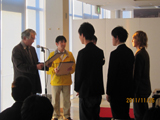 [写真]神戸市主催「橋梁模型コンテスト」において特別賞を受賞しました