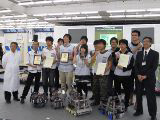 [写真]第12回レスキューロボットコンテスト本選においてベストパフォーマンス賞を受賞しました