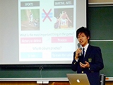[写真]外務省Kakehashi Projectによる北米派遣学生プレゼン内容報告集会を開催しました