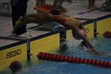 [写真] 女子200mフリーリレー（第2泳者）