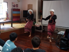 タイの民族舞踊のご披露