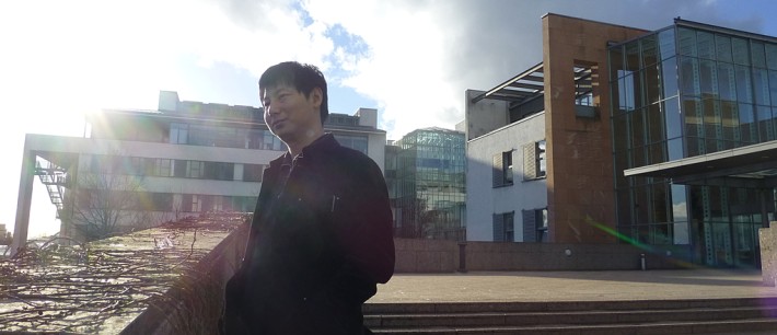 2014年02月16日 : ゲーテ大学フランクフルト、Riedberg キャンパス、Frankfurt am Main（ドイツ）。
