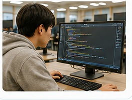 プログラミング演習のダミー写真