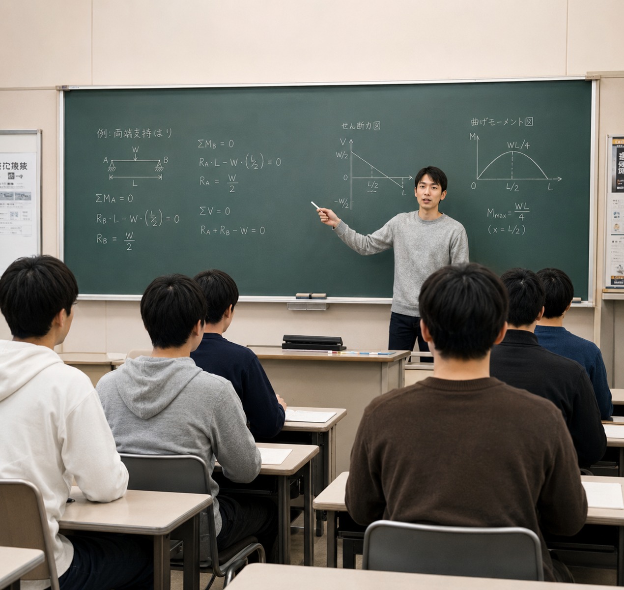工業力学の授業イメージ