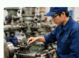 旋盤加工のダミー写真