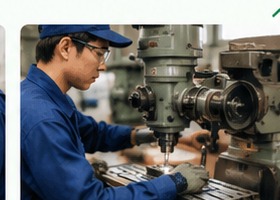 フライス加工のダミー写真