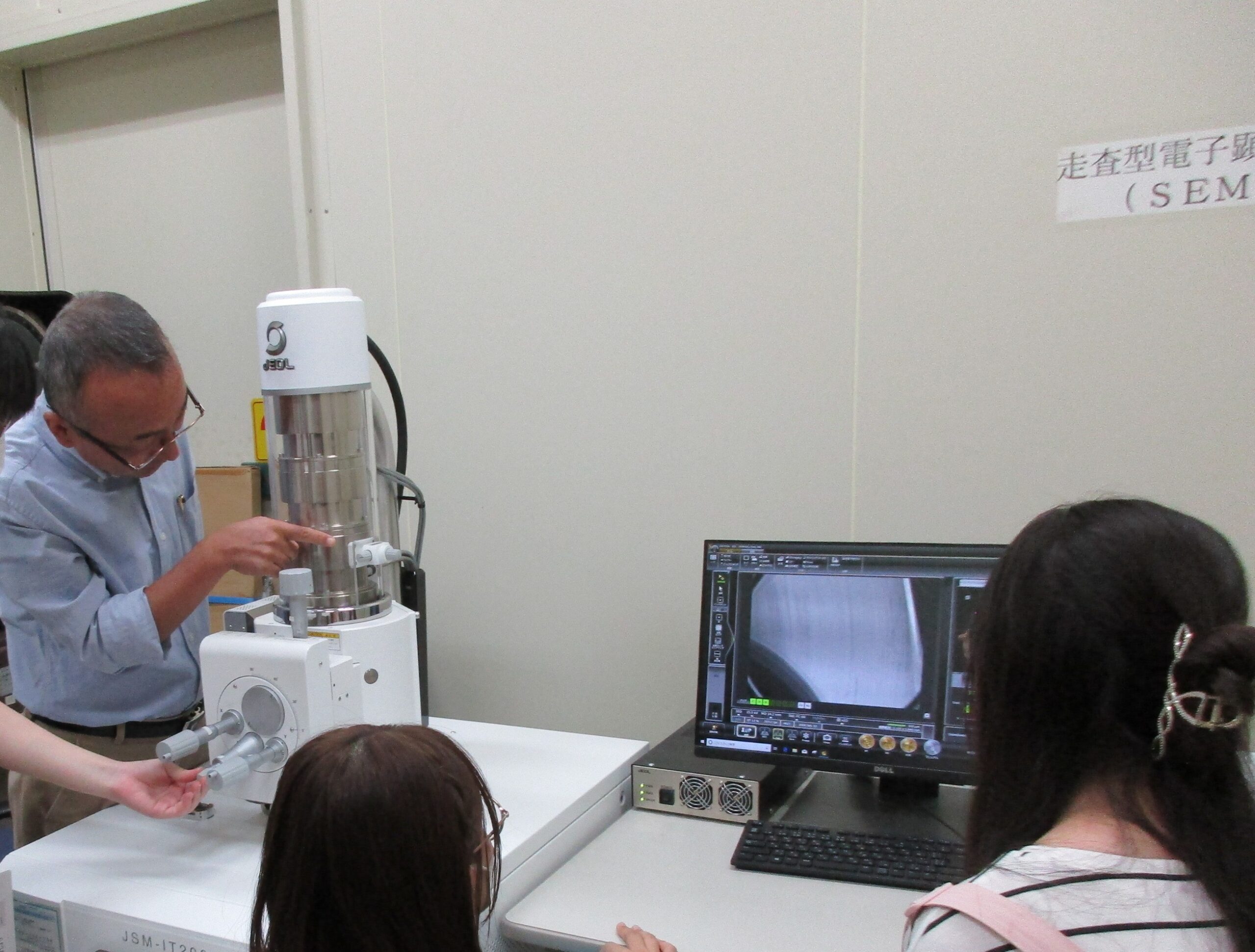 機械工学分野体験の様子 
